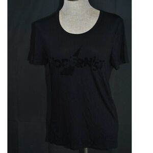 Cop Copine Black "Modernist" T-Shirt - L